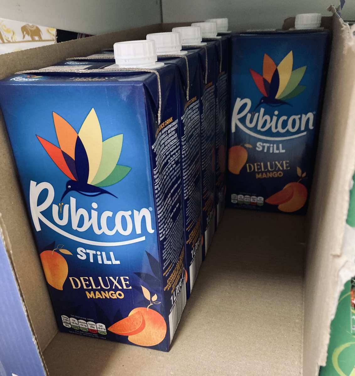 The much loved  @RubiconDrinksUK Rubicon Mango drink was nerfed into a disgusting flavour due to the Sugar Tax. Now though, they’ve repackaged the pre-Sugar Tax Rubicon Mango and sold it at a higher price as a “Deluxe” edition. It’s just the standard Rubicon Mango pre-2018. Fml.