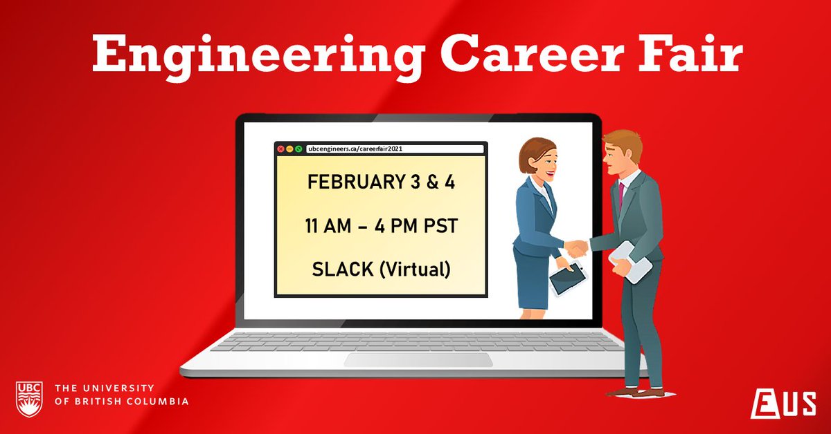 Are you looking for job opportunities? Come connect with employers who are looking to network with you! Connect with engineering industry professionals recruiting co-op students, interns, and new graduates. Join us at the EUS Engineering Career Fair! 😊 fb.me/e/3V78z5I0m