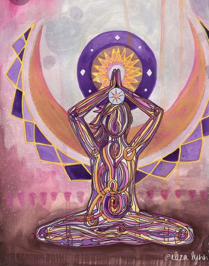 It also plays a role in your life's purpose! "I am that I am" Develops at 43-49 years old Element: Divine Consciousness Colour: Violet/WhiteOrgans: Spinal Cord and Brain StemEndocrine Gland: Pineal Gland