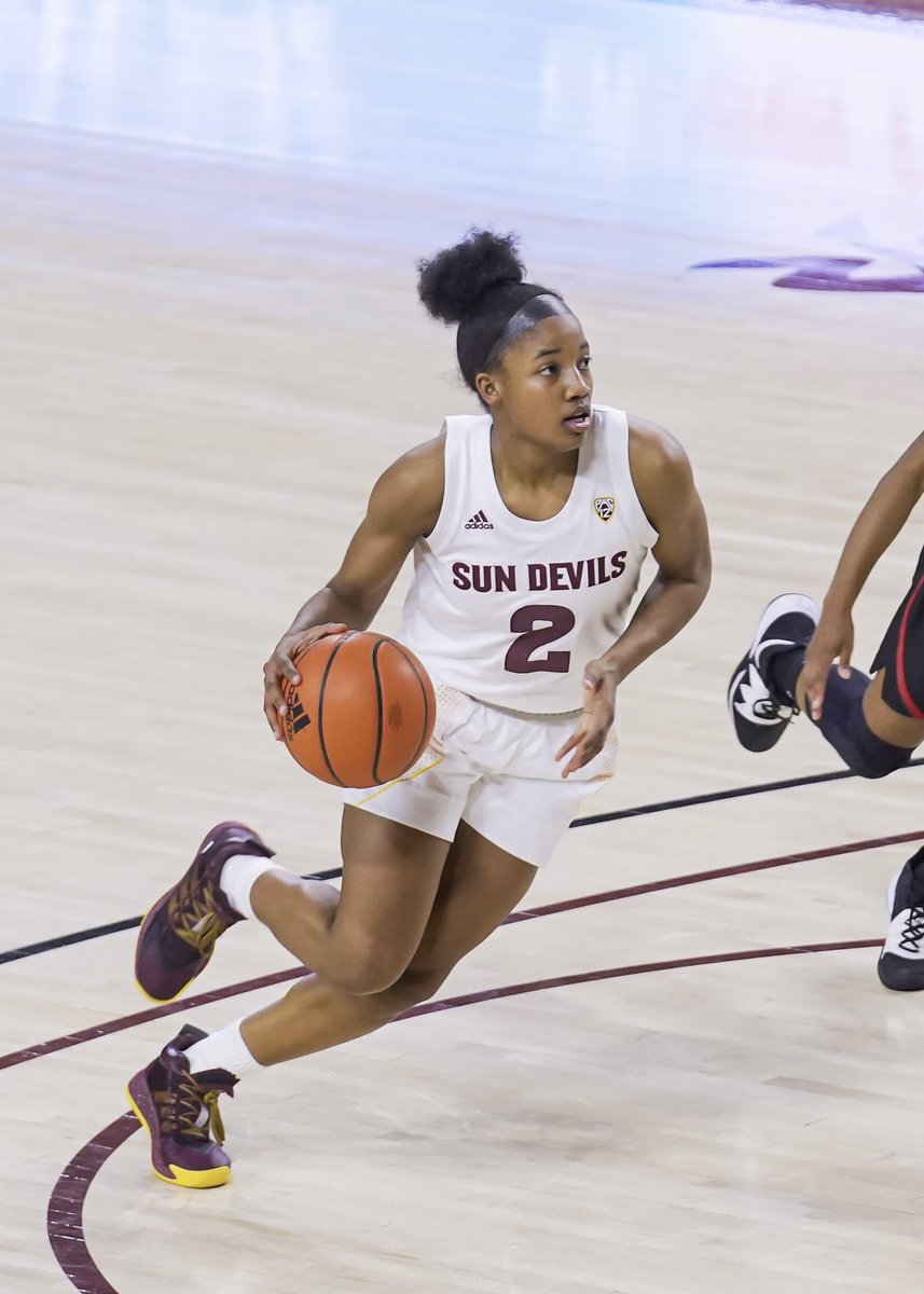 SunDevilWBB's tweet photo. Jaddan’s 16 PTS are the most by any freshmen vs. No. 1 Stanford https://t.co/XO6aZAKZf9