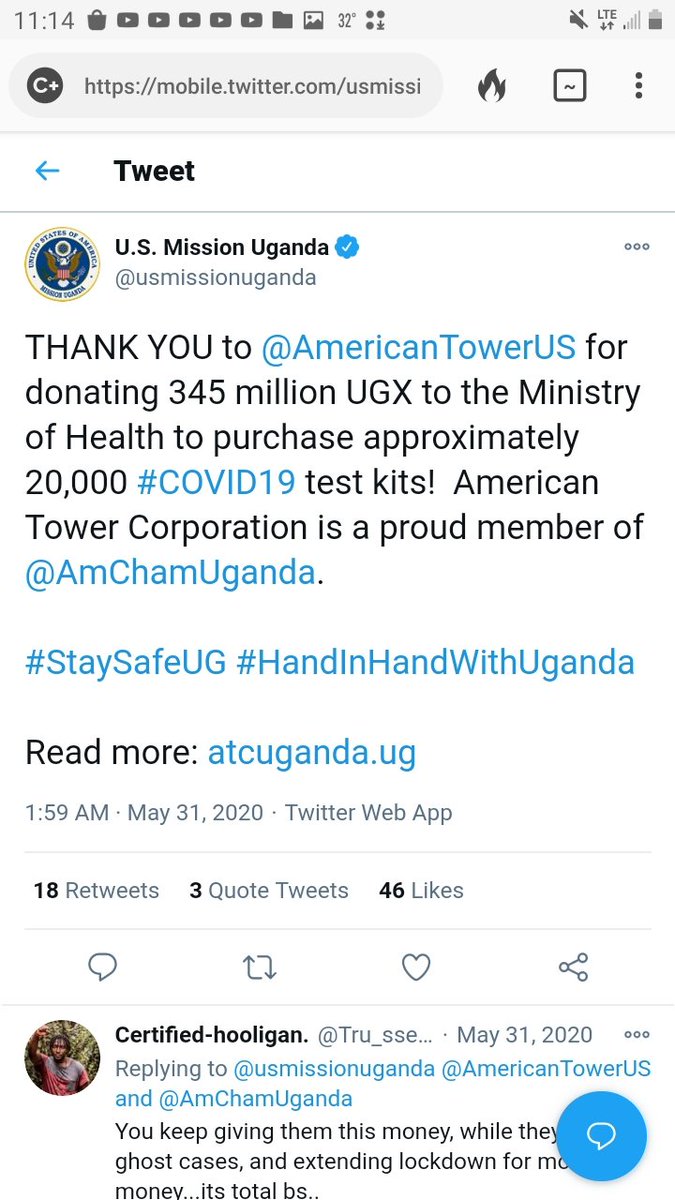 Mysticsky290's tweet photo. @atasiding8 I looked at a 5G Tower in my area, looked into who the company was, come to find out they also have donated to the testing... https://t.co/wz1liPZq9n