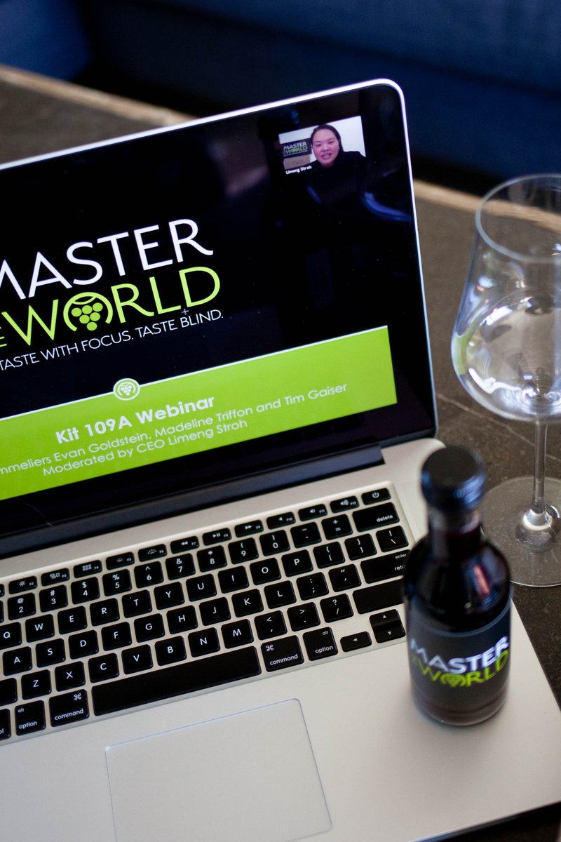 MTWwines's tweet photo. "New year, new webinar. Join us on  January 13th at 1 PM for our newest tasting. 

#Mastertheworld #blindtasting #tastingwebinar #winetasting #WSET #sommelier #redwine #whitewine

https://t.co/NMXkMMXs7N https://t.co/jXA04AGWjl