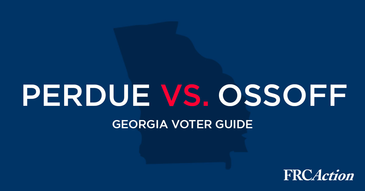 FRCAction's tweet photo. Voter guide for the Georgia U.S. Senate run-off election: https://t.co/JEnvtgTObV

@Perduesenate @ossoff #gasenrunoffs #Georgia https://t.co/oZdq9FRv0S
