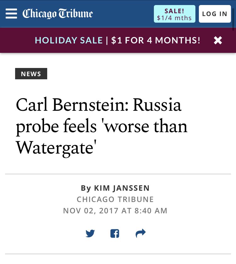 In November of 2017, well before impeachment, Bernstein at least couched his language with an “if it’s true” disclaimer...