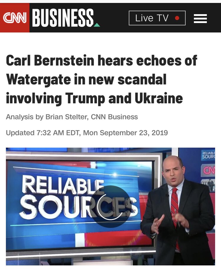 I mean. Cmon. Does anyone even remember the Ukraine scandal? Is there anyone who actually believes that Ukraine was worse than Watergate?