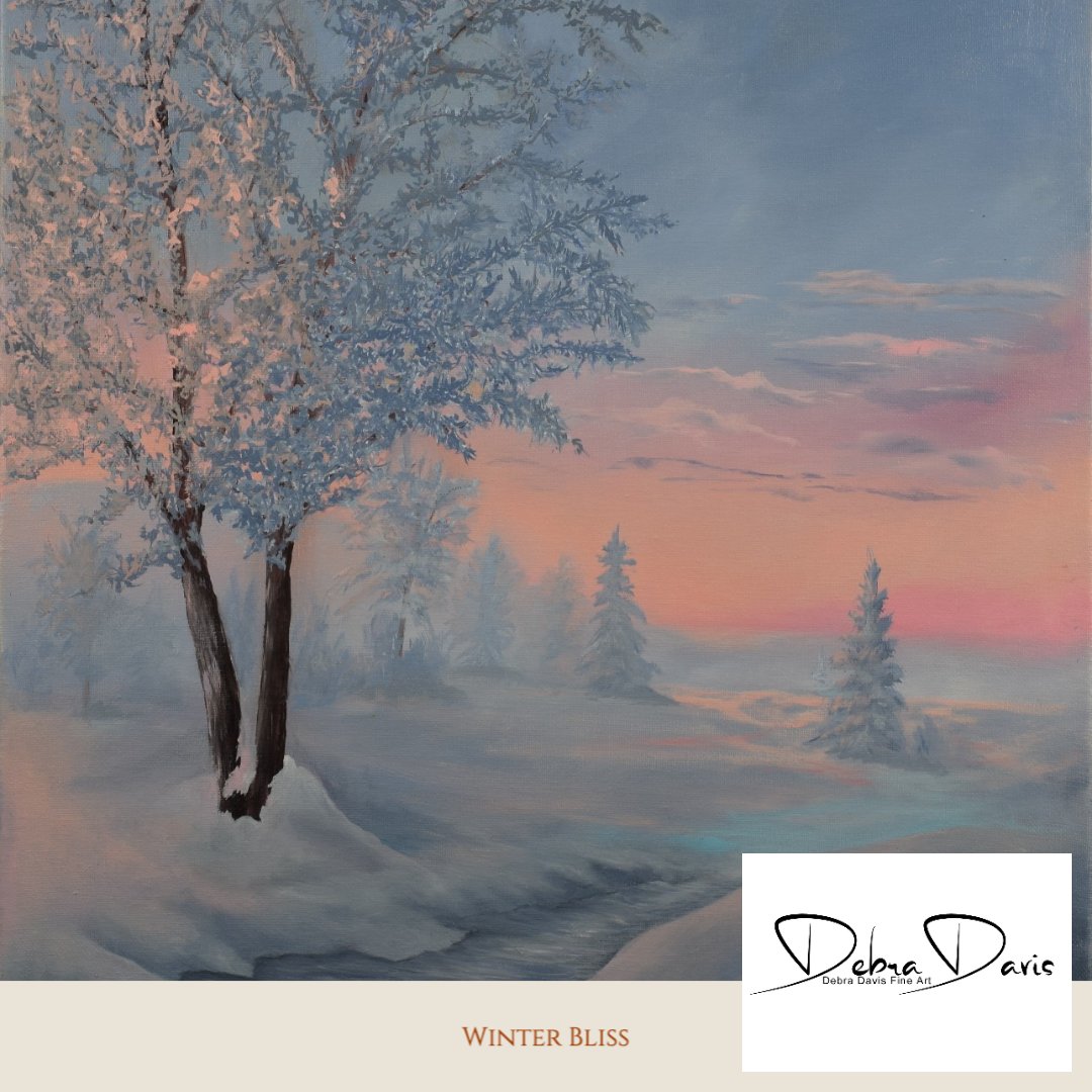 debradavis's tweet photo. #winterbliss #debradavisfineart #woman artist #makearteveryday https://t.co/yuIpamSpcb