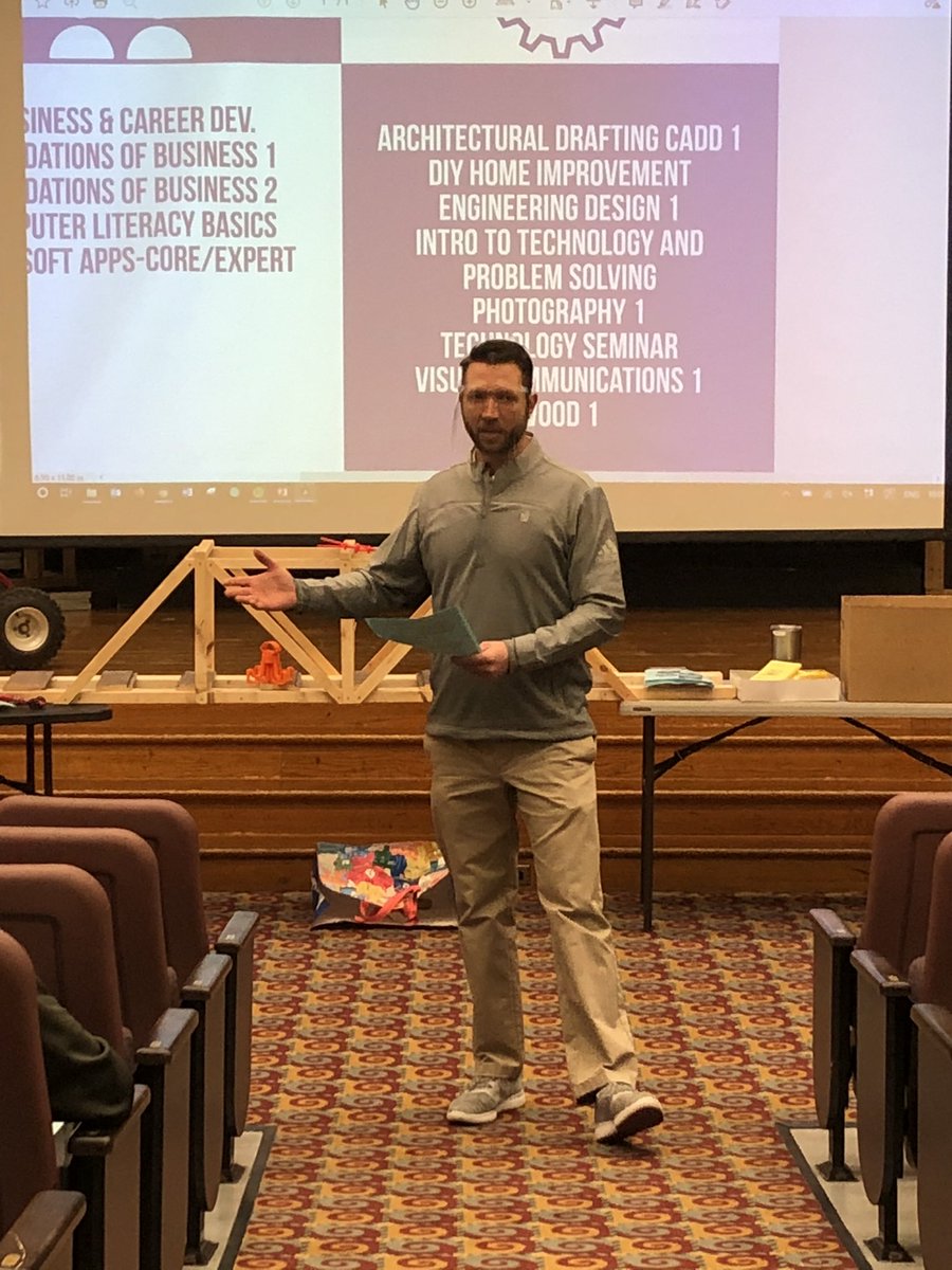 Thanks to our awesome #CCHS staff for their excellent presentation today about 9th grade learning opportunities for our students. I can tell how much our students and staff appreciated it—it was the talk of 8th grade lunch! #FalconPride #ProudPrincipal @MrGfulkerson <a href="/CCMS_PSP/">Mrs.Glassford@CCMS</a>