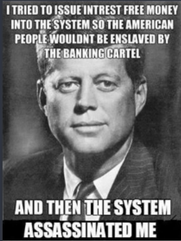 JFK tried to  #endthefed w/ Executive Order 11110 which was an effort by JFK to transfer power from the  @federalreserve to the  @USTreasury by replacing Federal Reserve Notes w/ silver certificates, The Fed would of been dismantled. He was then killed 5 months after signing 11110.
