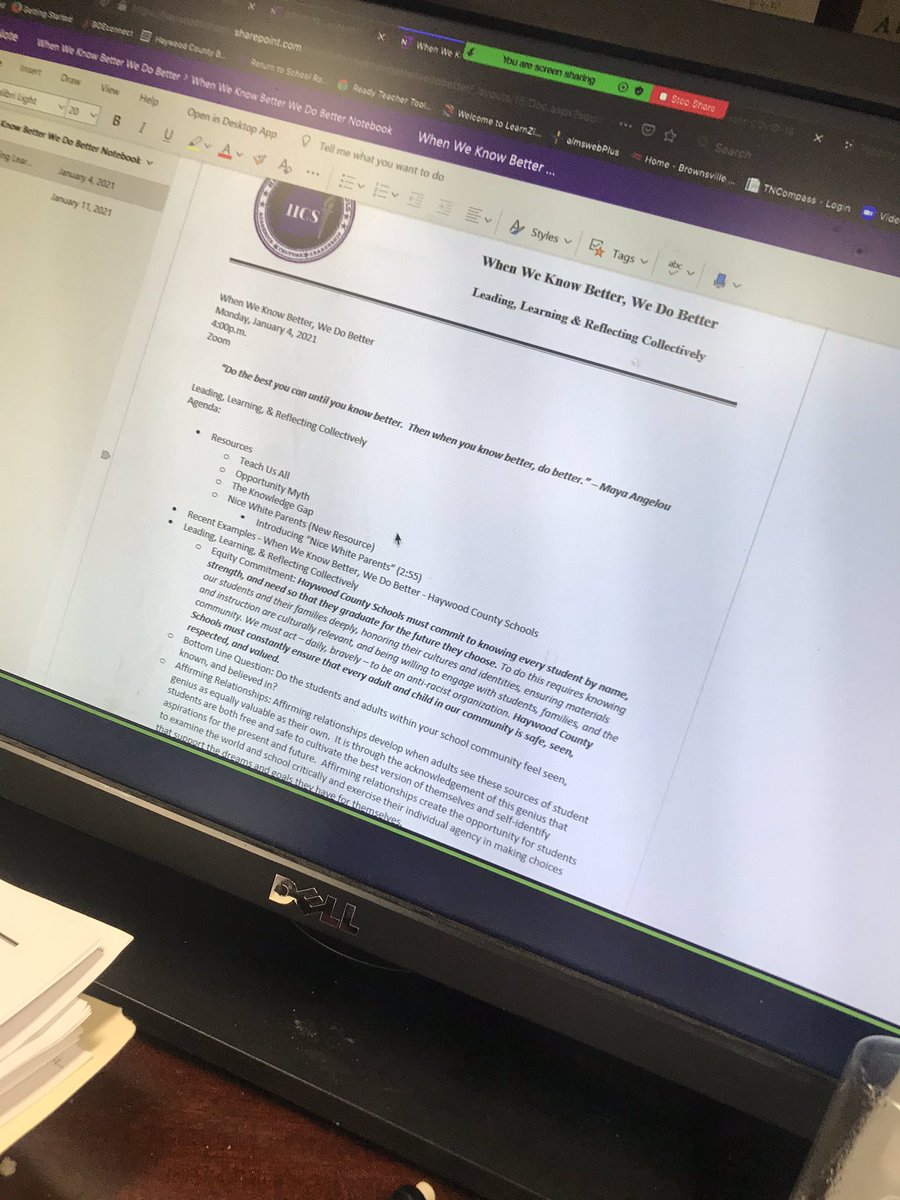 hassell_joey's tweet photo. Our @HaywoodSchools’ principals & district office instructional leaders joined me today in a time to lead, learn, & reflect. We intend to address the ?: Do students & adults w/in our school community feel seen, known, & believed? #knowbetterdobetter #equitycommitment https://t.co/E6Gk2bm569