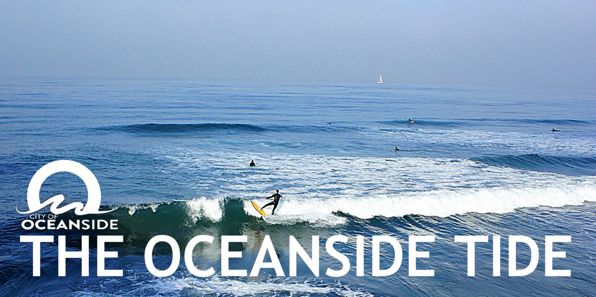 CityofOceanside's tweet photo. ICYMI: Check out the news you can use in The Oceanside Tide: https://t.co/8f9gYLLsC7
#OceansideCA #Oceanside #CityNews #CityCouncil #ElCorazon #COVID #GeneralPlanUpdate #streetsweeping #EconomicDevelopment #GreenOceanside #librarynews https://t.co/ALokaKfTN6