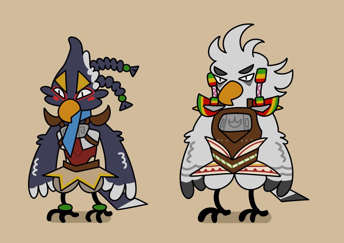 Great appreciation for #Revali and #Teba what good lads ✨