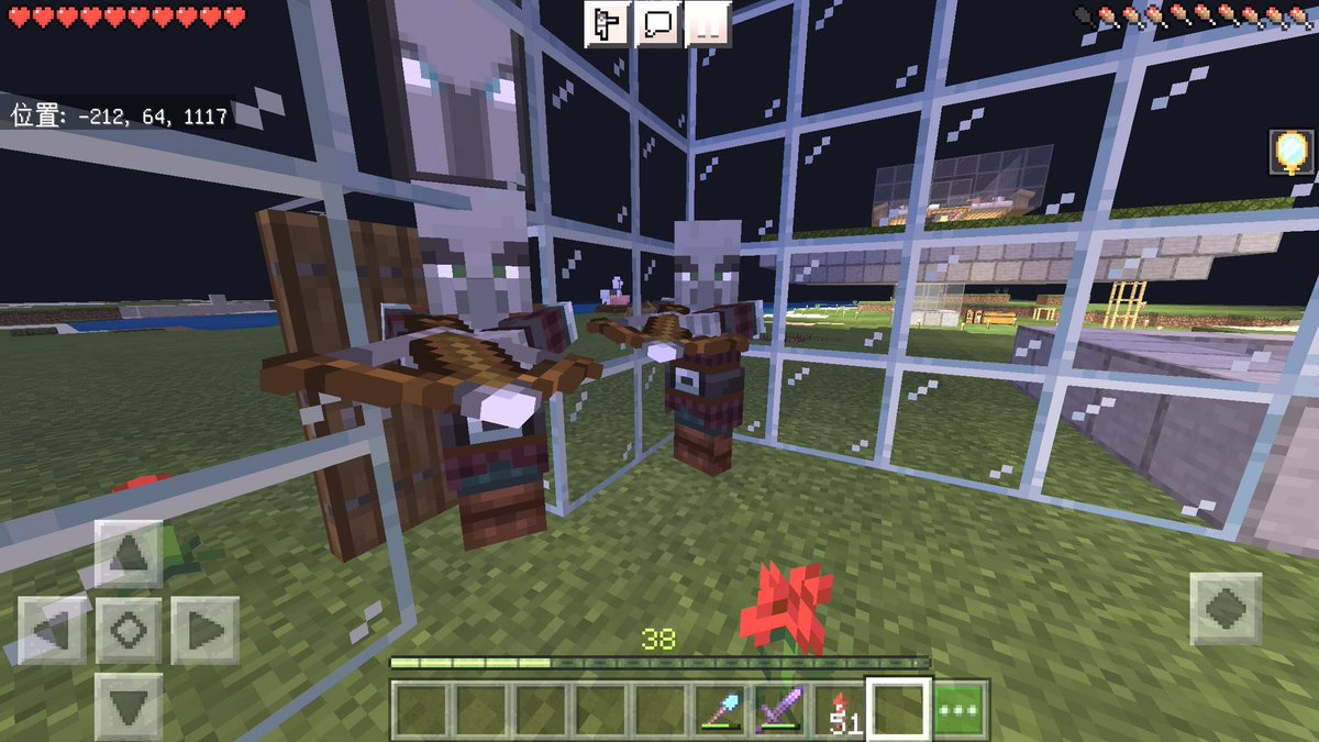 アンジー アイアンゴーレムトラップ待ち 私の猫ちゃんハウスが狙われてる ファントムも捕まえました Minecraft マイクラ