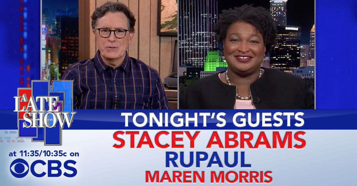 TONIGHT: We're back with new shows and we're joined by the amazing @staceyabrams and @RuPaul from @RuPaulsDragRace! Then a performance from @MarenMorris! #LSSC https://t.co/PxGRzjVa3P
