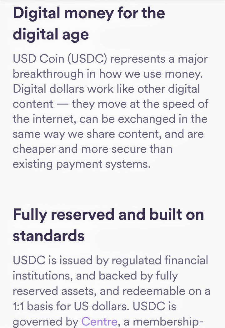 USDC : CBDCDigital Dollar
