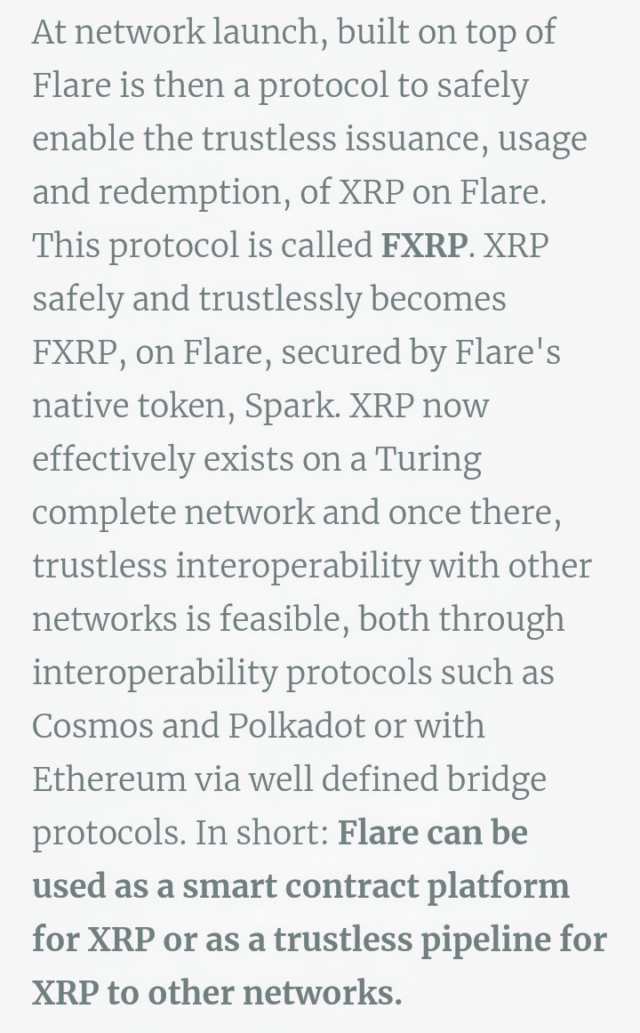FLR / SPARK : Native andonly existing within The Flare Network