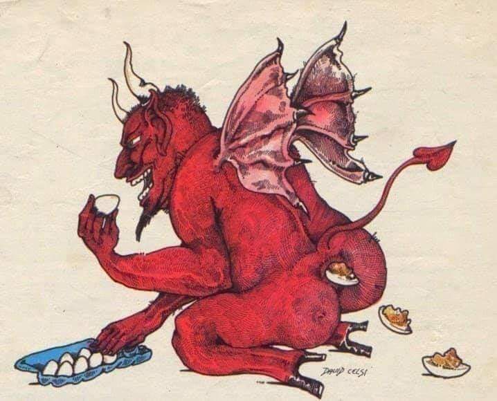 JasonTDnDDM's tweet image. Came across this artwork when looking up #deviledegg #recipes...

I no longer want deviled eggs...