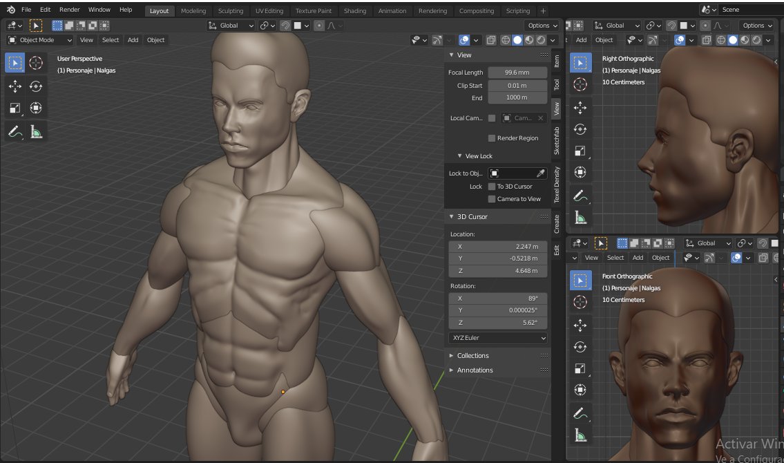 rublav's tweet image. #3DSculpt in @Blender.
No references. Only mouse.
Testing #multiresolution modifier after blocking the character's main structure.
Still splitted in parts.