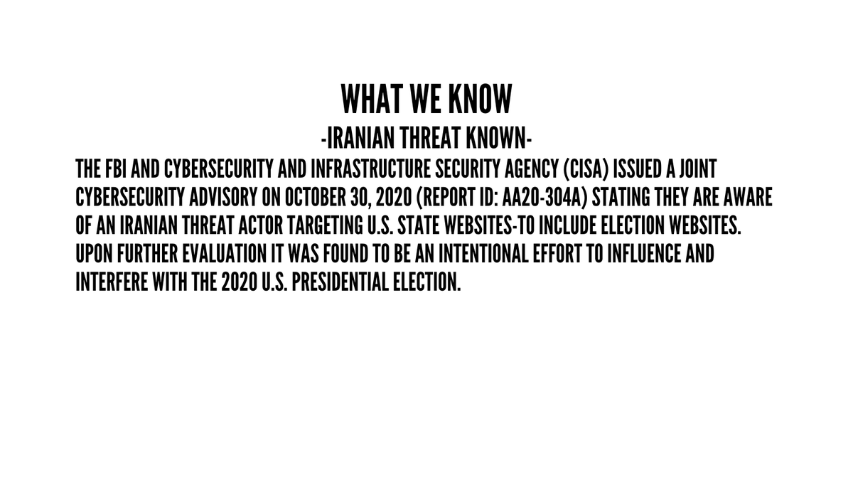 WHAT WE KNOW #3: Thanks to  @Llinwood and many others.  #stopthsteal  #TreasonAgainstAmerica