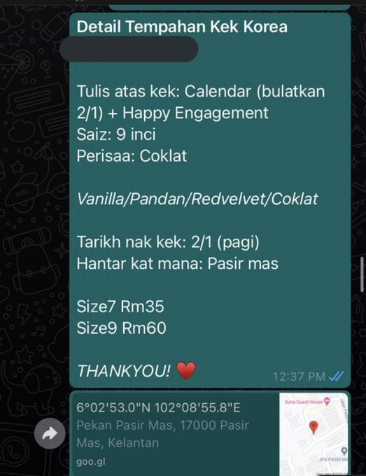 I dah cakap in details I nak kek macam mana dia cakap okay boleh boleh boleh sekali sampai hampehhhh