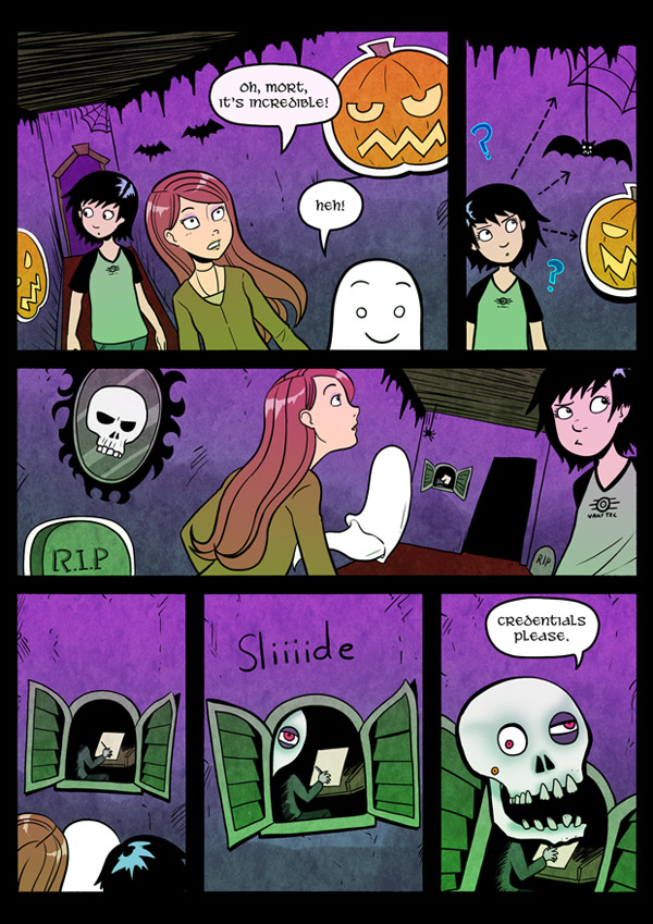 -This is similar to her POV of the Ether, and probably related. Whereas Annie sees a massive maze, a water monster, and KAT, Kat just sees a room, a guy in handcuffs, and Annie. She just saw the ROTD as a really bad haunted house, whereas Annie and Mort saw a vast library. -