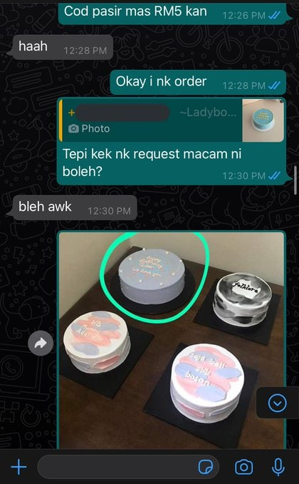 I dah cakap in details I nak kek macam mana dia cakap okay boleh boleh boleh sekali sampai hampehhhh