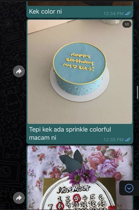 I dah cakap in details I nak kek macam mana dia cakap okay boleh boleh boleh sekali sampai hampehhhh