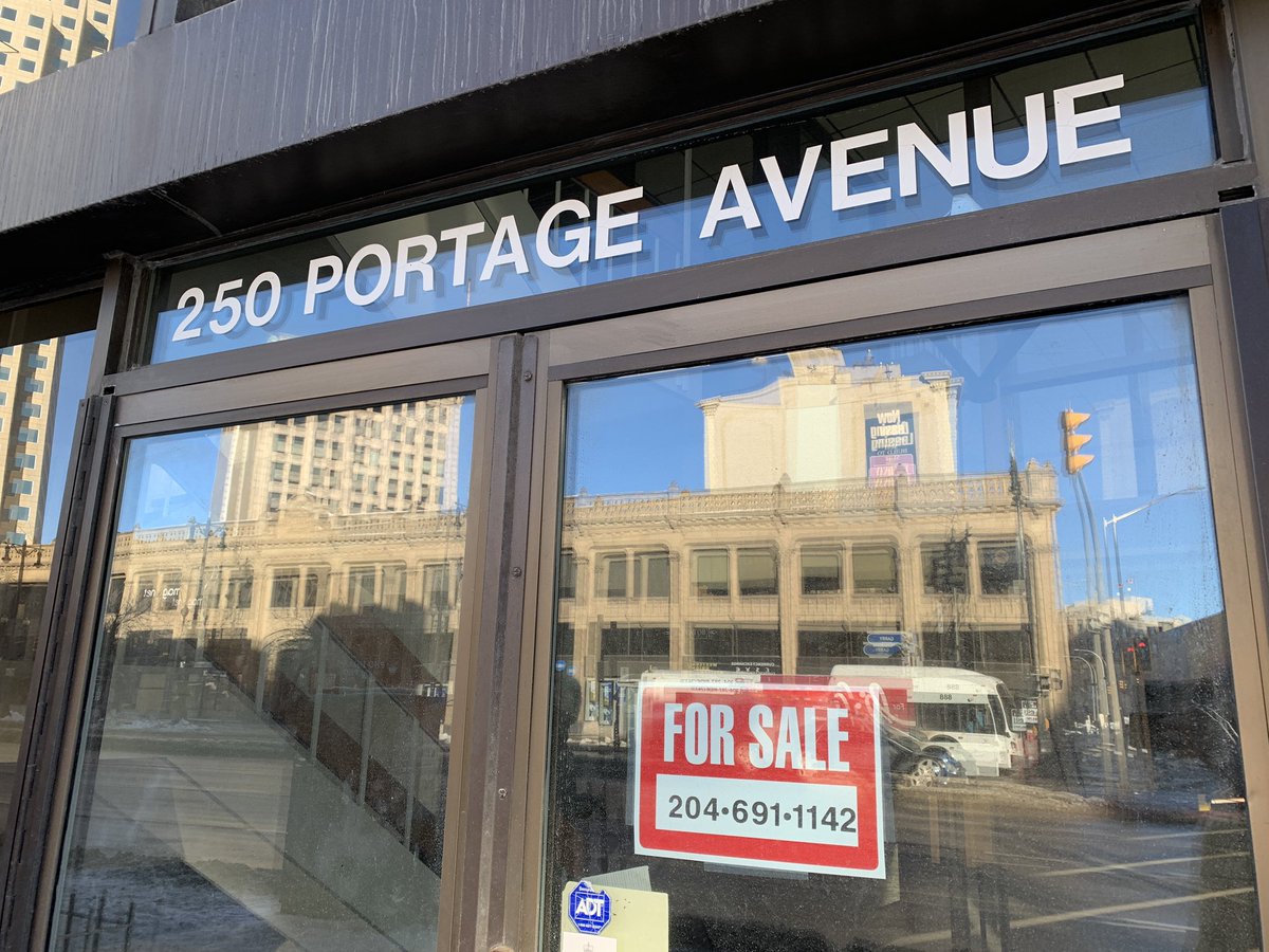 An entirely empty building for sale.