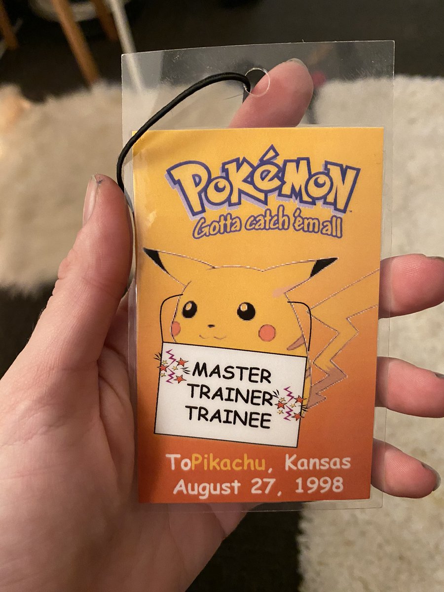 I got to go, and the entire fleet of Pikachu VW beetles was there (they all had CRTs with GameBoys hooked up to them in the trunks to play Pokémon on), a Pikachu mascot, people dressed as Pikachu SKYDIVING. And tons of free swag: