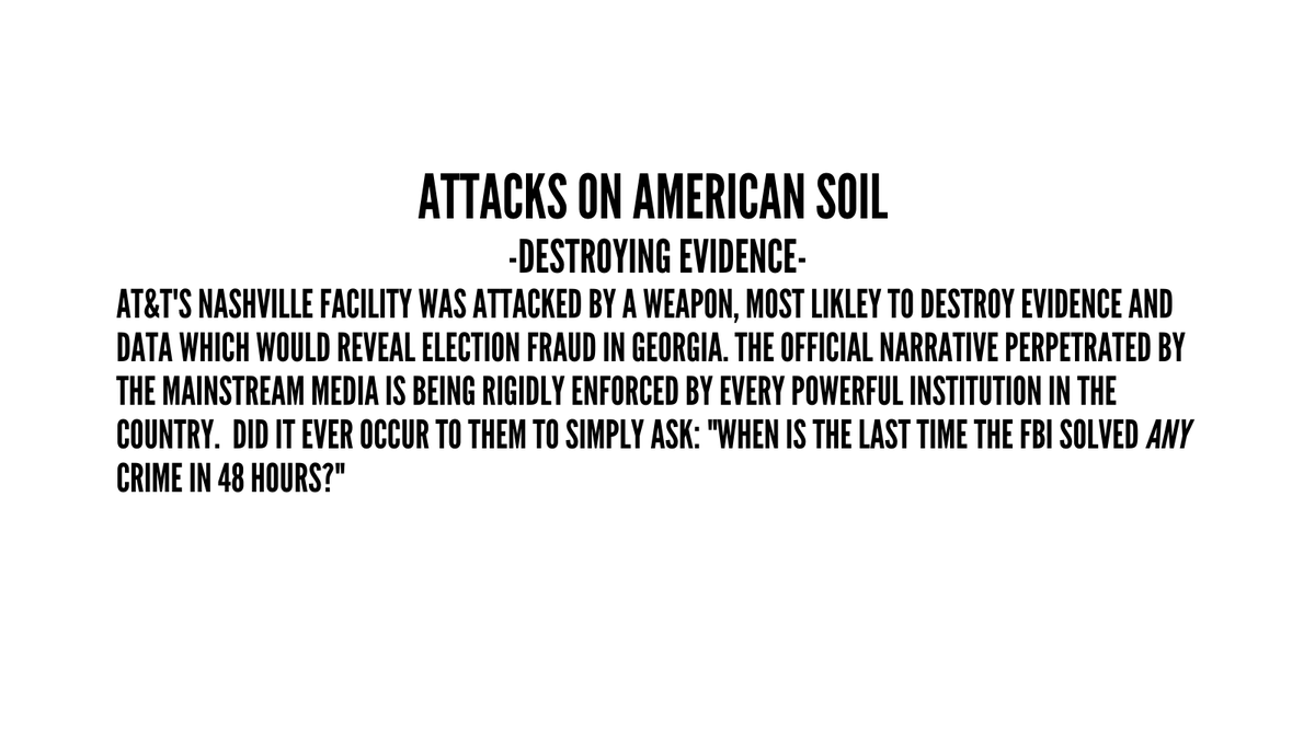 IMPORTANT ATTACKS ON AMERICAN SOIL #8: Thanks to  @Llinwood and many others.  #stopthsteal  #TreasonAgainstAmerica  #DigitalSoldiers  #Patriots