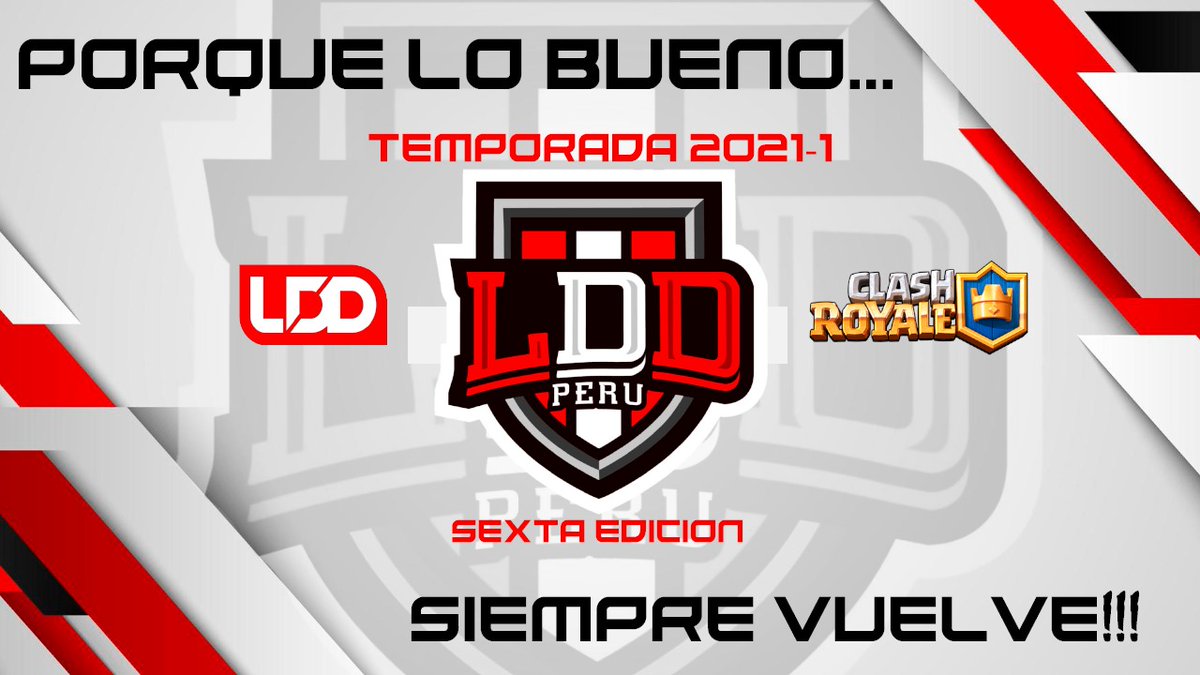 #LDD | SEXTA EDICIÓN 🏆

Regresa el evento más antiguo de nuestra Comunidad buscando al CAMPEÓN NACIONAL de la Temporada 2021-1 🎖️

Como siempre organizado por <a href="/DirectivaLDD/">DIRECTIVA LDD 🇵🇪</a> 🇵🇪 con Staff renovado 🏁

PSDTA:

En LDD no sirven los pergaminos... las batallas se ganan en la arena 💪🏻