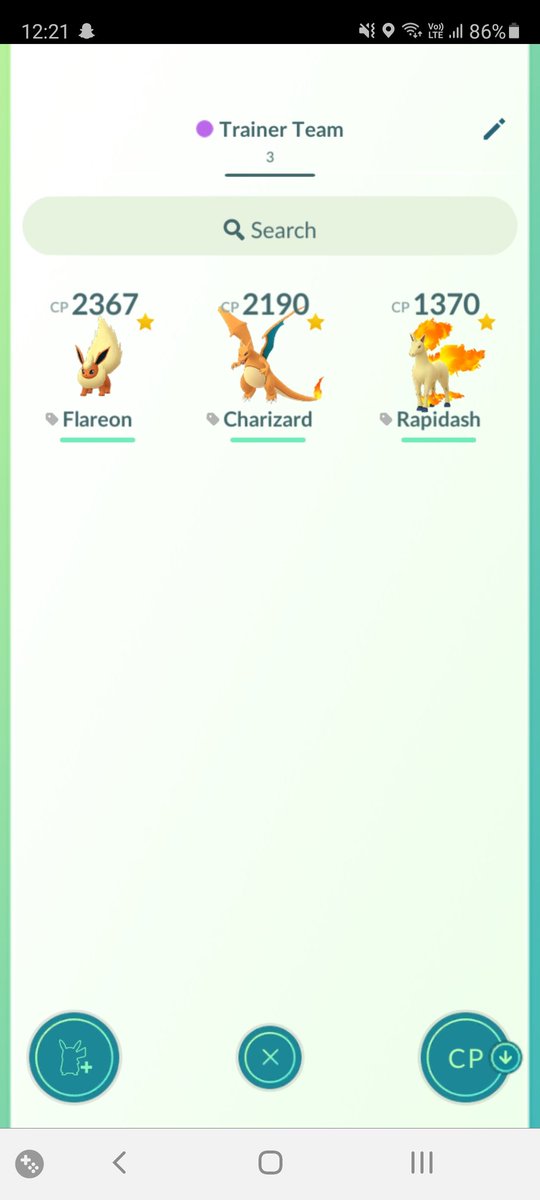 mikeman4141's tweet photo. My team wouod be Flareon, Charizard and rapidash. All fire type to stay with team valour theme. #PokemonGOTourContest https://t.co/bdYAid1Y9X