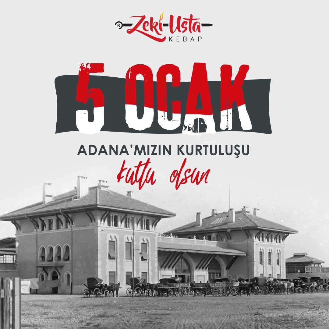 5 Ocak #Adana'mızın kurtuluşunun 99.Yıl dönümü kutlu olsun.