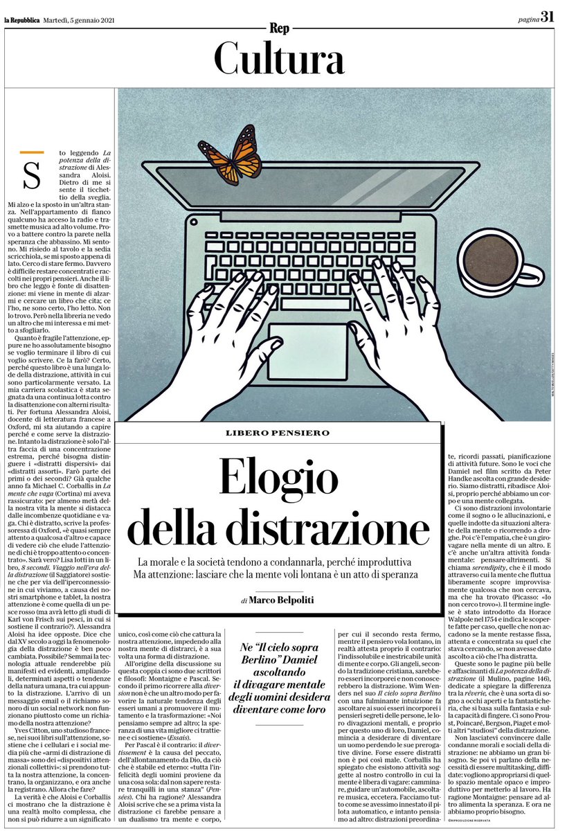 ilariamaggi's tweet photo. Una bellissima riflessione (+un consiglio di lettura) che stamattina mi ha rasserenato
#workinpeace https://t.co/g86A0Pmpb4