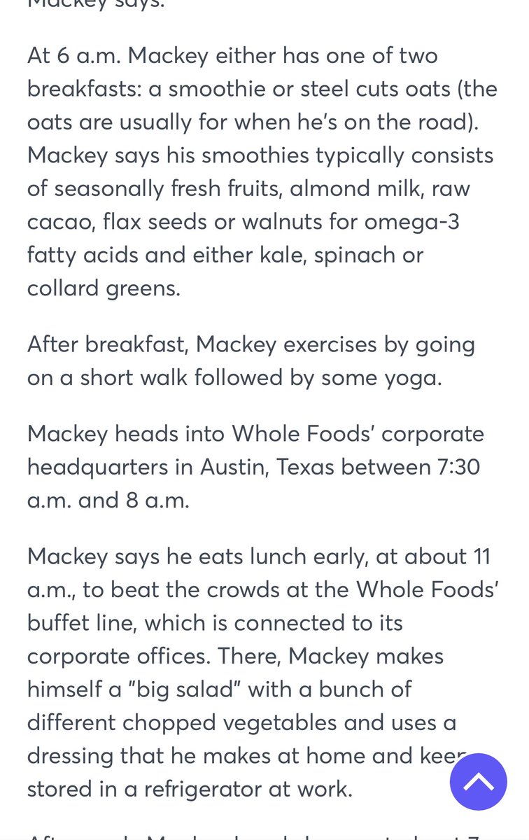 This is the most privileged, ableist bullshit I have heard in a whileI wish I could say I wonder what it’s like to be so out of touch you think people should stay in hotels next door to Whole Foods stores to better their health but I don’t have to wonder  https://www.cnbc.com/2019/08/14/inside-whole-foods-ceo-john-mackeys-health-and-fitness-routine.html  https://twitter.com/CNBC/status/1346105372579397634