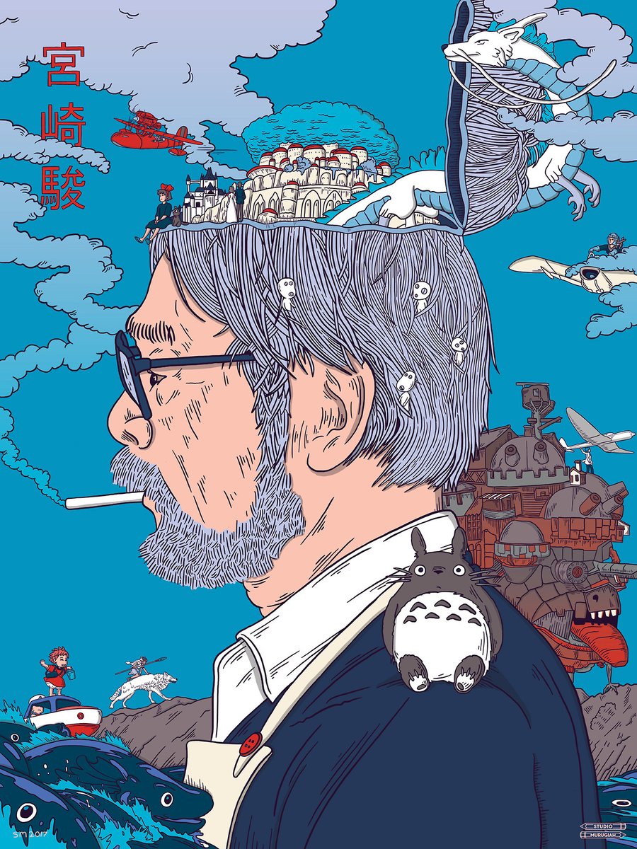 Furansujapon Joyeux Anniversaire Au Maitre De L Animation Hayao Miyazaki Il Fete Ses 80 Ans Le Realisateur De Films Creatifs Et Co Fondateur Du Studio Ghibli Est A L Origine De