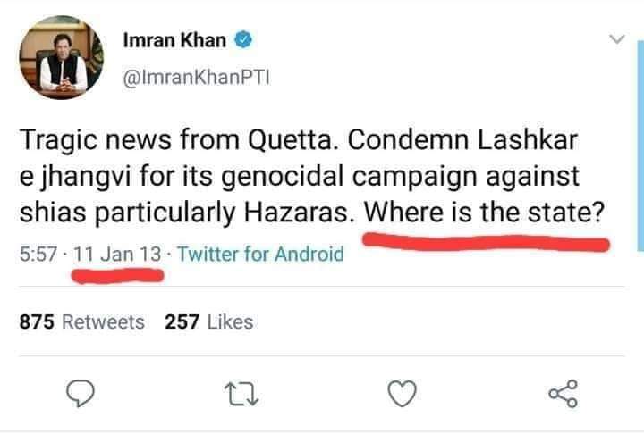 ToqeerABmirza's tweet photo. #ImranKhan  where is state now? https://t.co/4GPnnAiREF