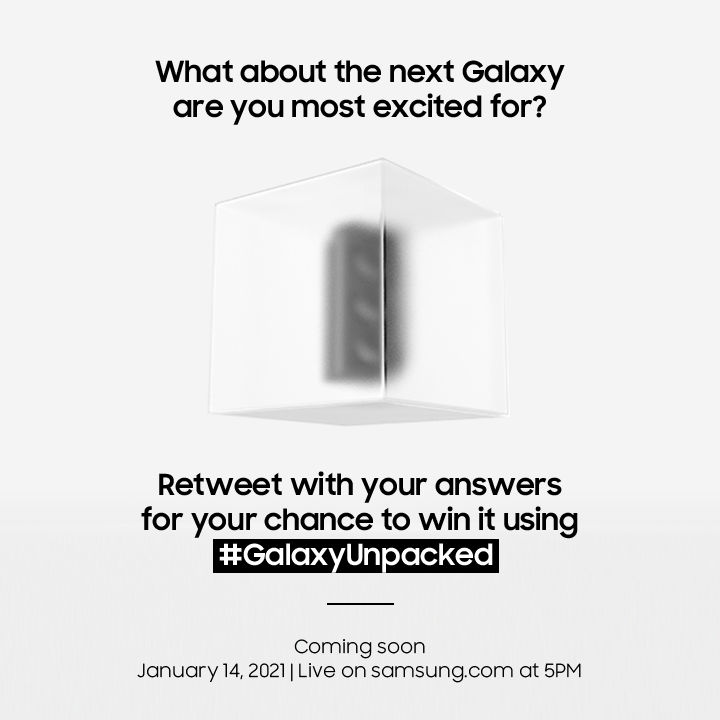 SamsungEgypt's tweet photo. Retweet this with your answer for a chance to win the next Galaxy! 

#GalaxyUnpacked #SamsungUnpacked #samsung #Galaxy #samsungEvent

T&amp;Cs apply: https://t.co/vQzQloMiJz https://t.co/lJItKrrAIh