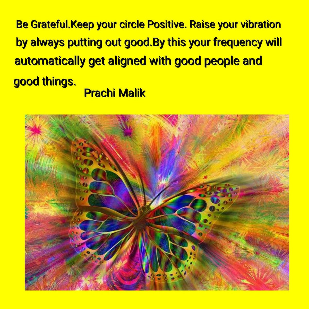 PrachiMalik's tweet photo. #BeGrateful
Fill your #Heart with #Love and Spread it!
#VibrateHigher and Live your #Power!
Go with your own #AuthenticFlow and the people on the same #frequency will naturally gravitate towards you!
#TuesdayThoyghts
#JoyTrain
#RainKindness, Dear
#MerryHearts!💛💛 https://t.co/MXb2Cvl7XN