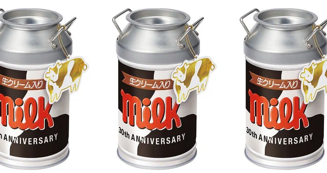 【30周年記念】チロルチョコの‐ミルク‐のミルク缶が登場！小物入れにしても可愛いと話題！！