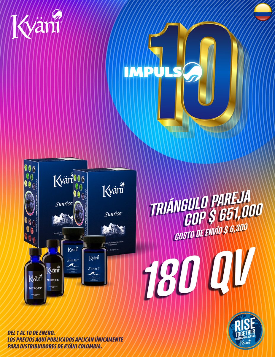 ¡Toma un #Impulso10 y logra tus metas, recuerda que sólo estarán disponibles hasta el 10 de enero!