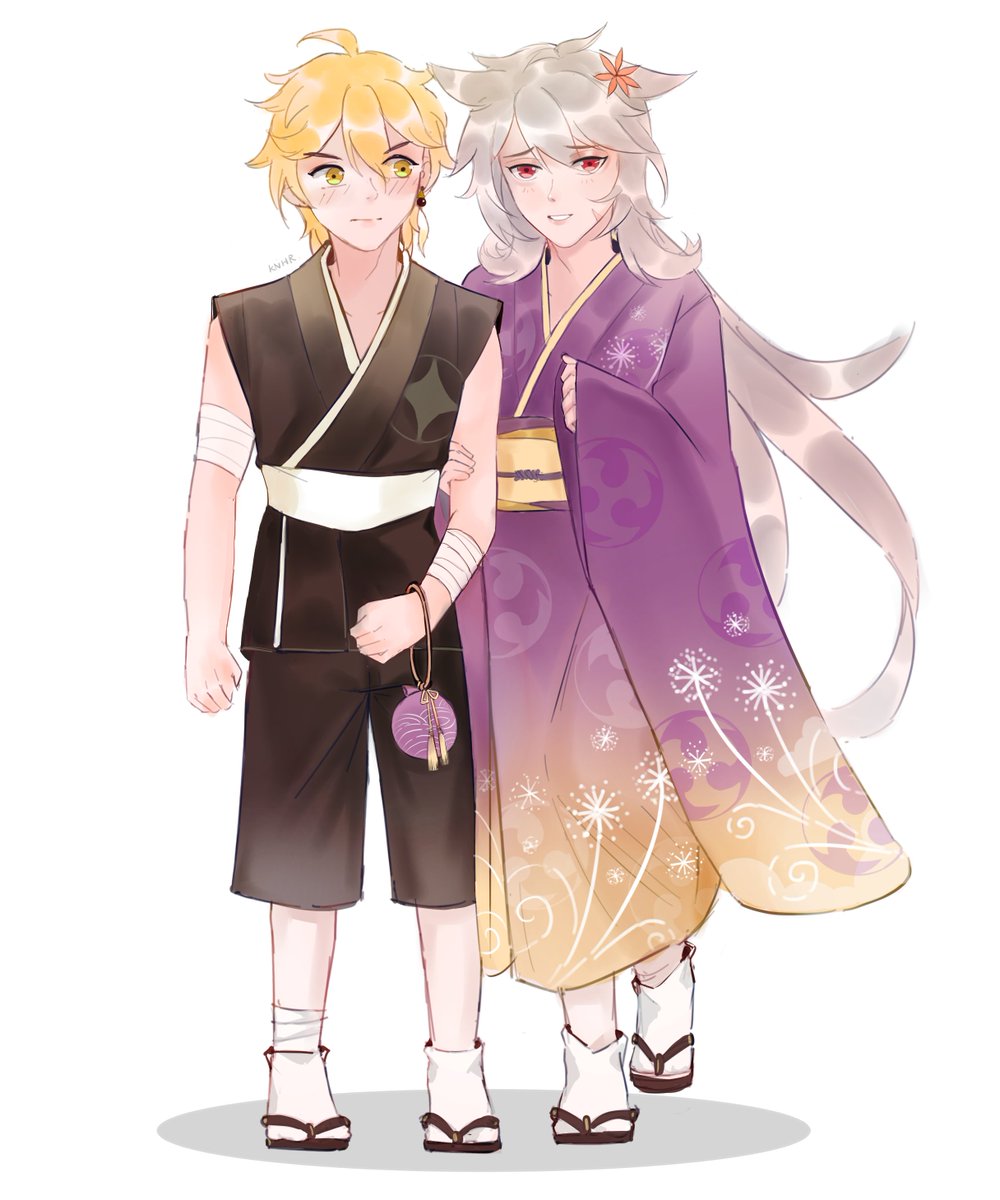noticemesp's tweet photo. 🌥️🐺✨🎇
#AetherRazor #AeZor #GenshinImpact #原神 https://t.co/zqhr0W2tFP