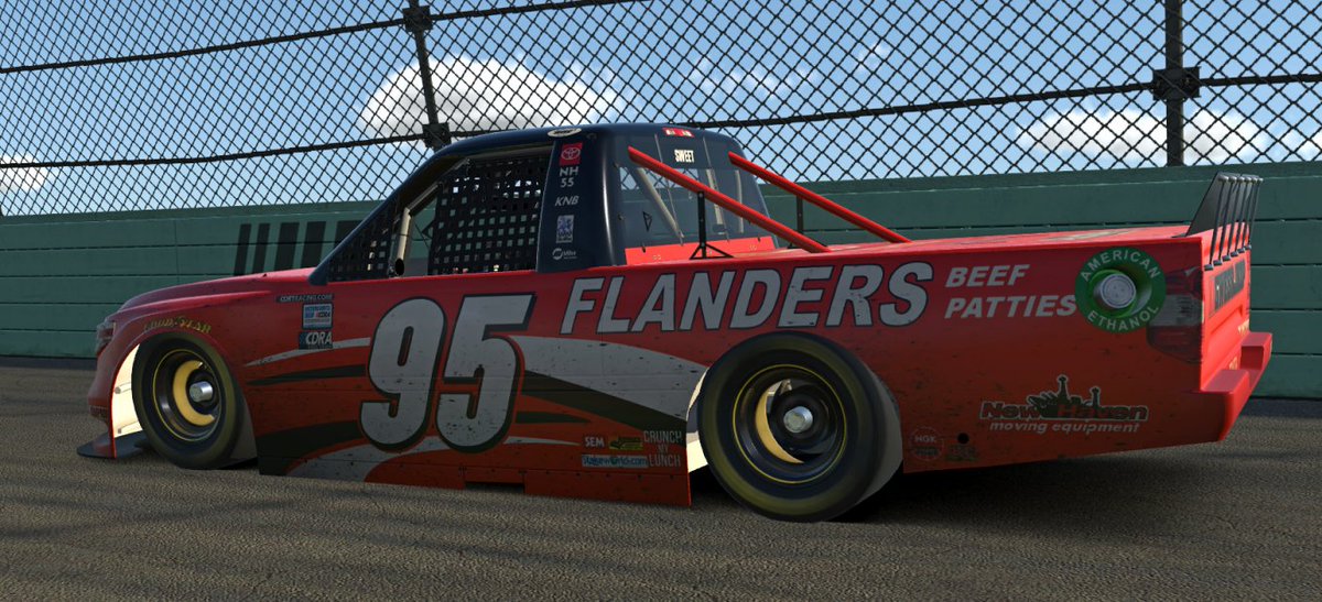 We moved our Flanders Beef Patties with New Haven Moving Equipment through the field with some strategy and got back into the top 10 @CDRATrucks