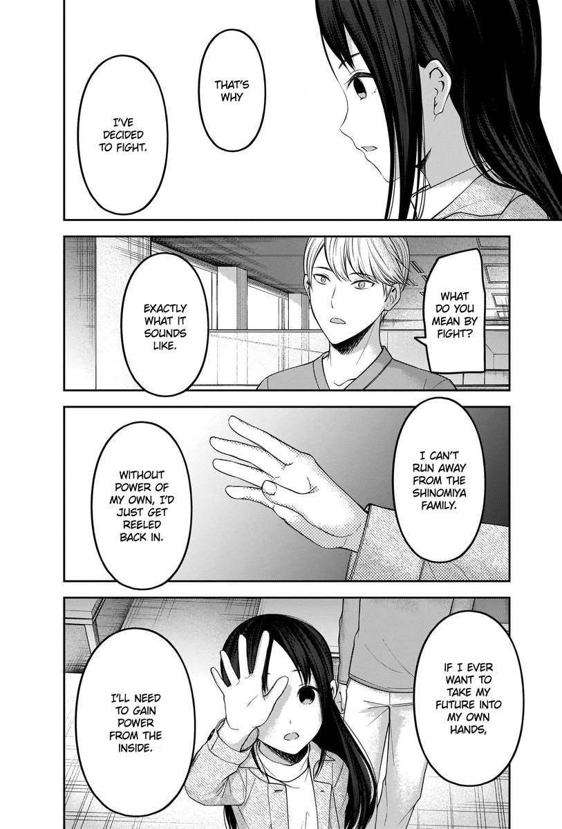 Essentially Kaguya as a character struggles a lot with both minor and major things that makes her character engaging and endearing for me. Which leads me to another aspect that I love about Kaguya which is her constant character progression throughout the series.