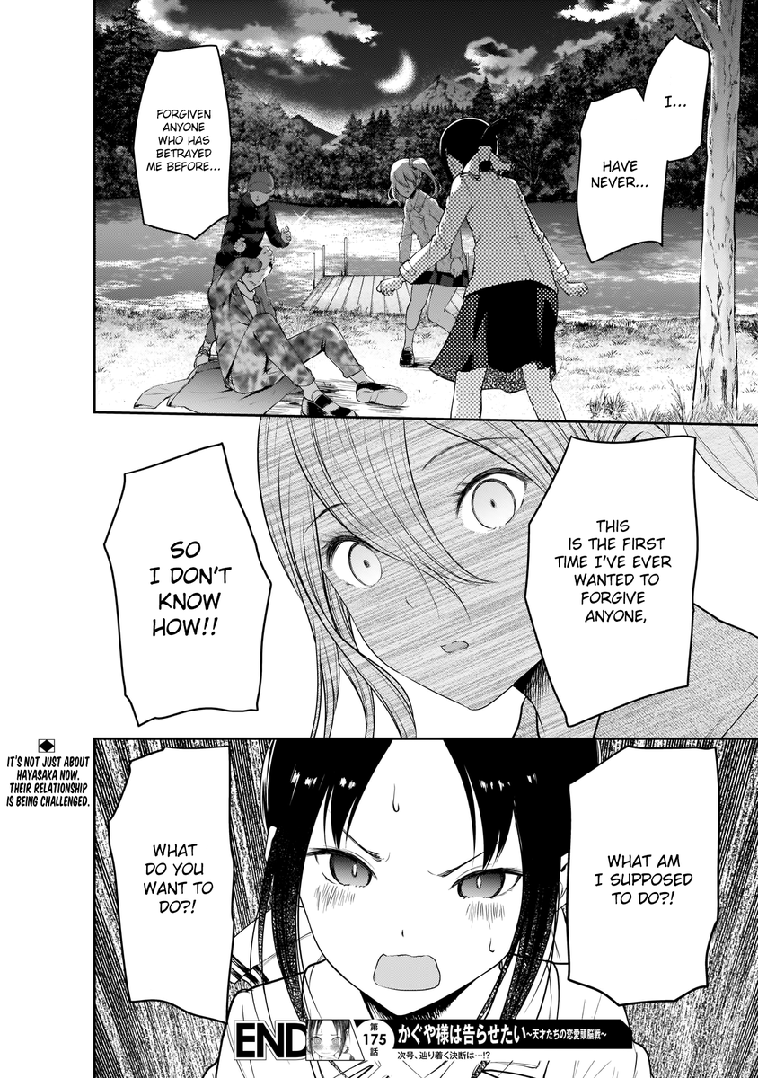 From the start to where we are now in Kaguya-sama, Kaguya as a person constantly grows as a person. Whether it's her emotional maturity, knowledge, flaws, and more, Kaguya consistently grows as a person and character the more the series goes on.