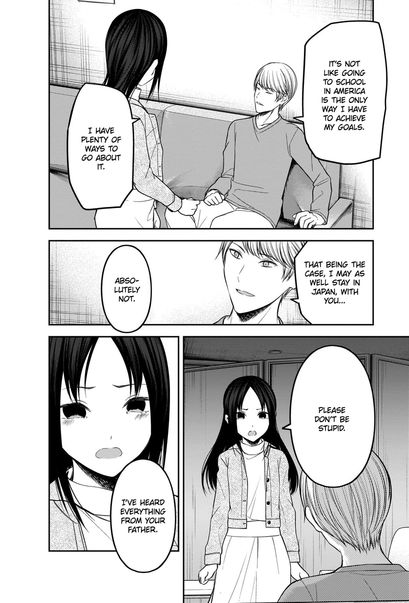 Seeing Kaguya grow from being a prideful, naive, and immature person to where she is now has me loving her progression.