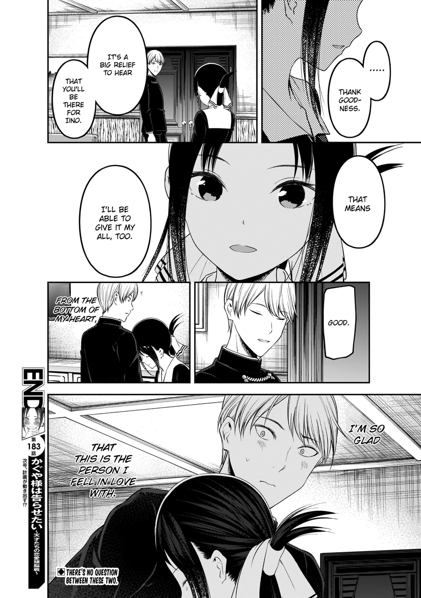 Seeing Kaguya grow from being a prideful, naive, and immature person to where she is now has me loving her progression.