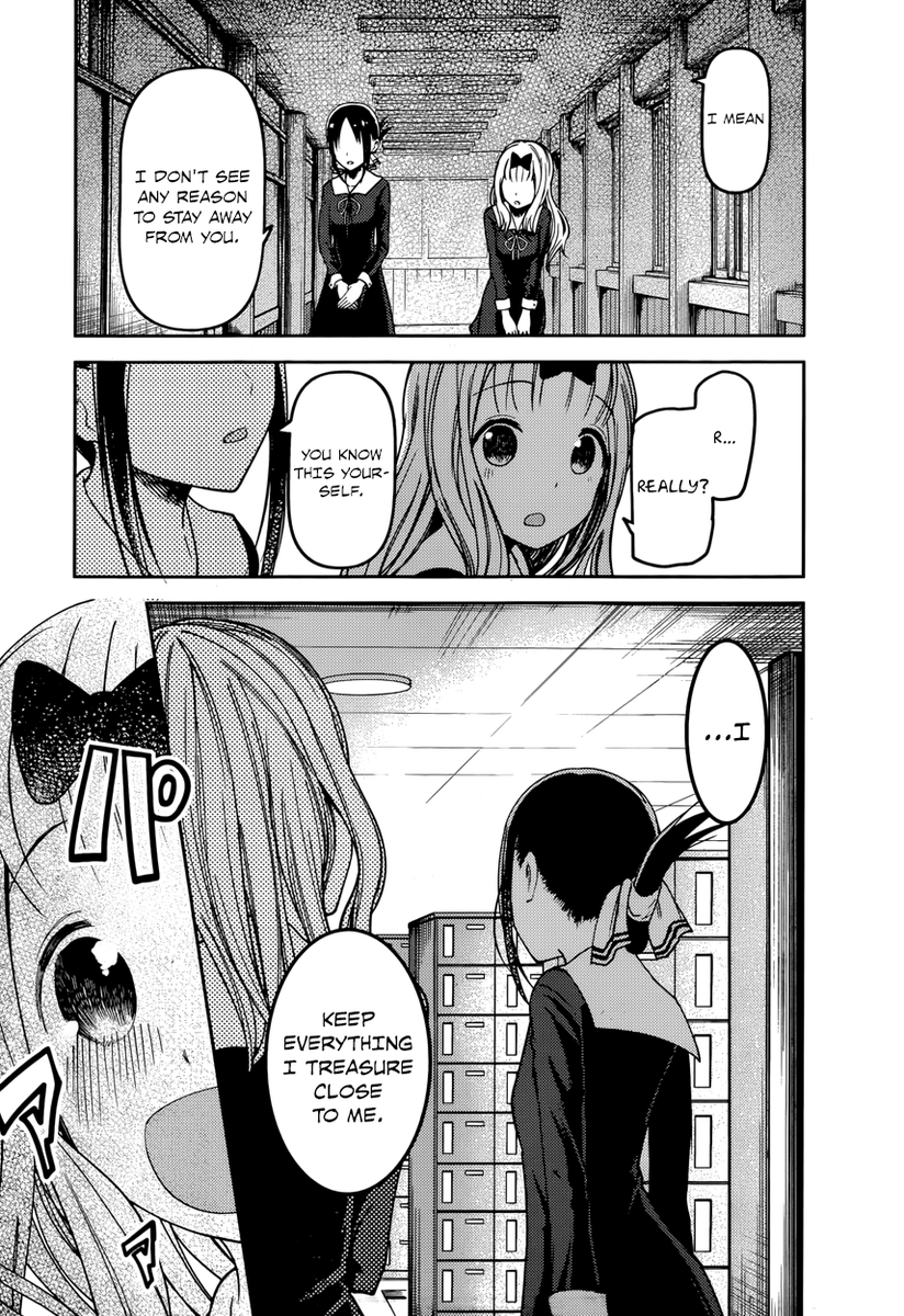 This isn’t even mentioning Kaguya’s relationship and dynamics with Hayasaka, Kashiwagi, Chika, maki and more. Kaguya’s relationships are just amazing in how they develop and characterize her as well as showing chemistry with other characters.