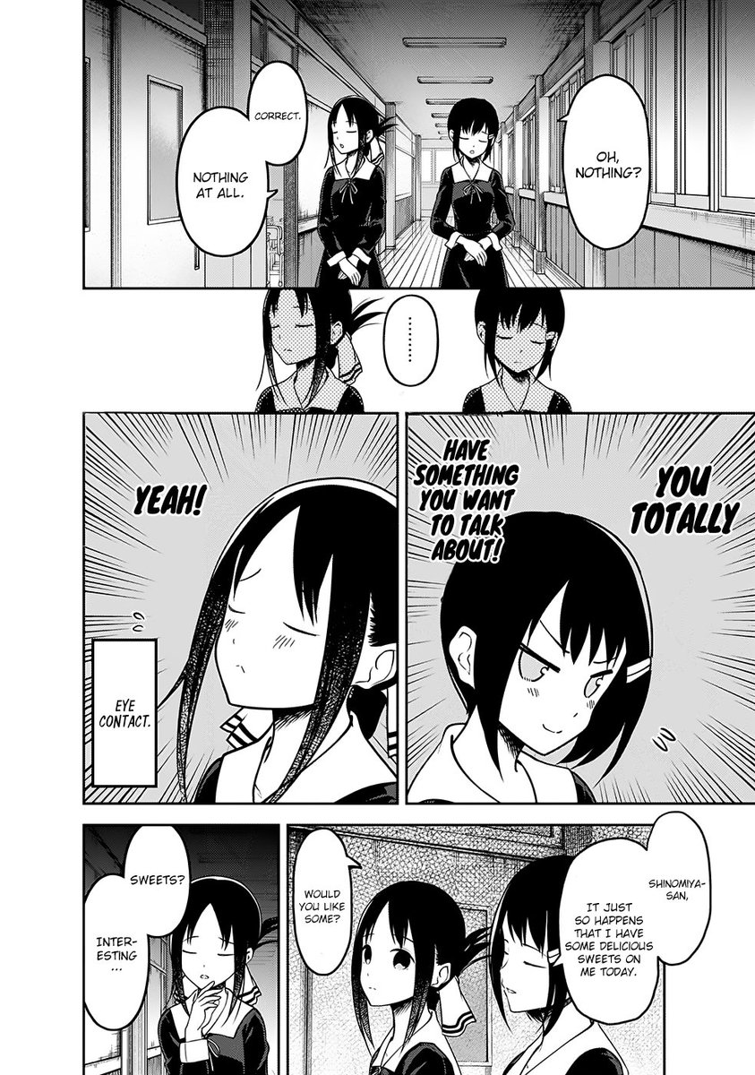 This isn’t even mentioning Kaguya’s relationship and dynamics with Hayasaka, Kashiwagi, Chika, maki and more. Kaguya’s relationships are just amazing in how they develop and characterize her as well as showing chemistry with other characters.