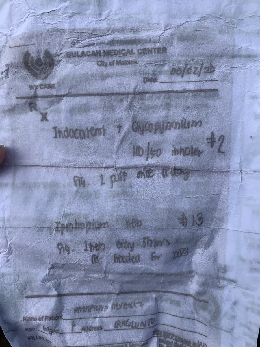 tk_bulacan's tweet photo. Si Lola Pampila ay isang residente na nagmula sa Malis, Guiguinto, Bulacan. Noong 2019, na-confine sa ospital si Lola Pampila at napag-alaman na siya ay may karamdaman na "Emphysema" o sakit sa baga kung saan nahihirapan ang taong huminga dulot ng pagkahina ng baga.  (1/4) https://t.co/xz670pBVQQ