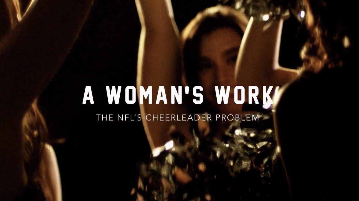 ssoyunum's tweet image. Thank you @yuisrain for telling this story about NFL cheerleaders fighting for fair pay! I had no idea they were getting paid less than minimum wage. I hope we continue to fight every industry and demand fair wages for everyone. 

Also s/o to this amazing team! 📣 #AWomansWorkPBS